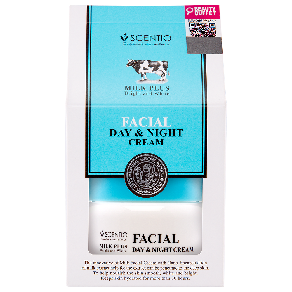 SCENTIO牛奶亮白日夜乳霜