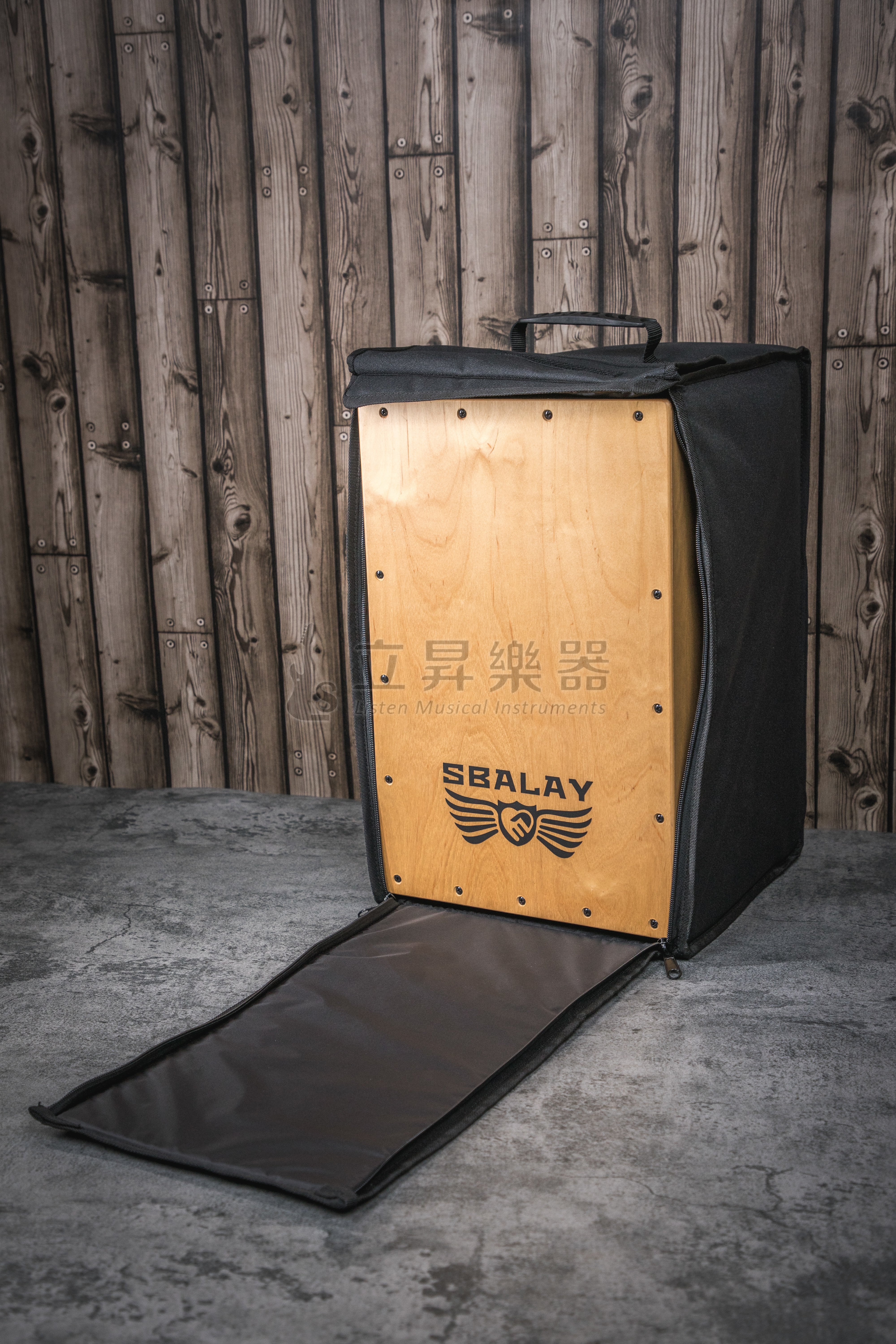 台製標準木箱鼓袋 厚度7mm 防撞保護 可後背 可手提 (不含鼓) 第 3 張圖片｜三峽鼓 / 打擊