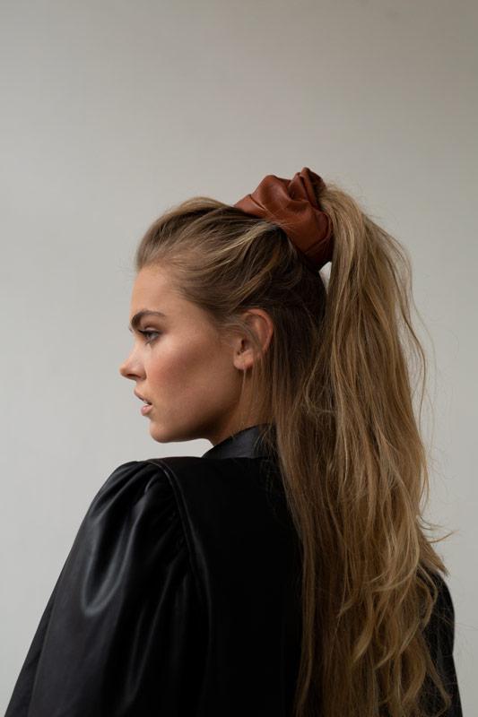 ATELIER DES FEMMES 大人皮革髮圈 (2色)