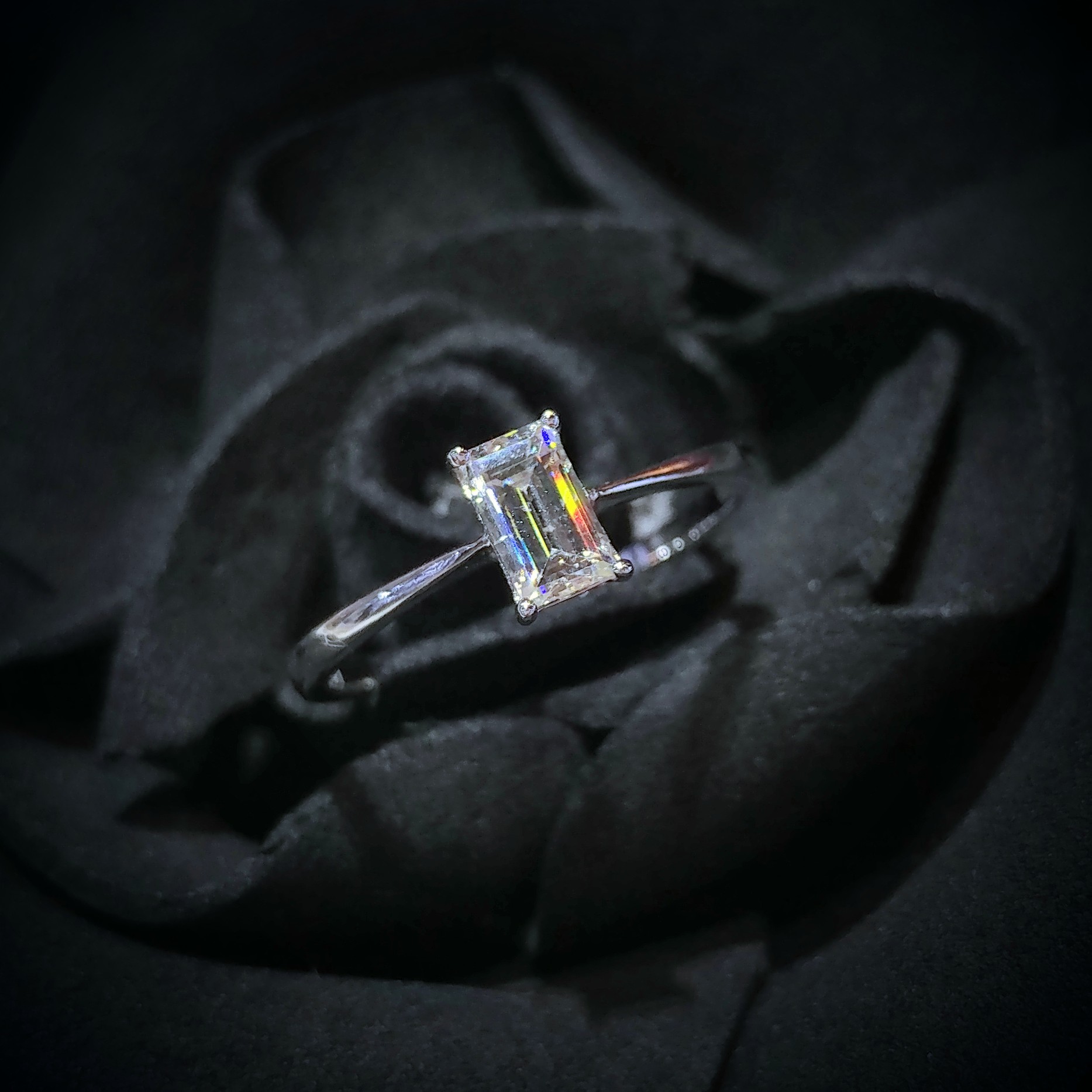 18K White Gold 0.50ct Diamond Ring