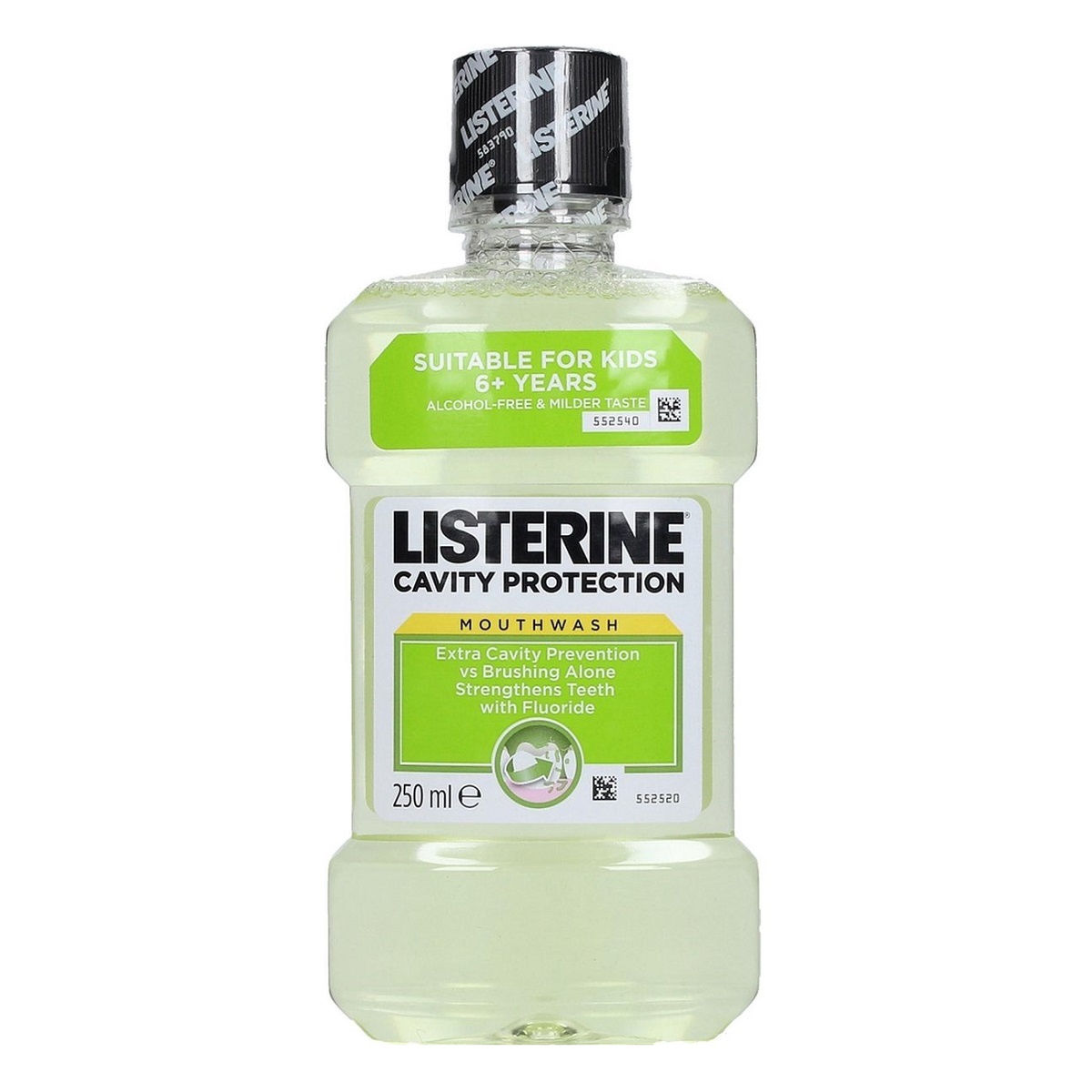 李施德林 - 清新綠茶配方漱口水(適合6歲以上兒童) 250ml