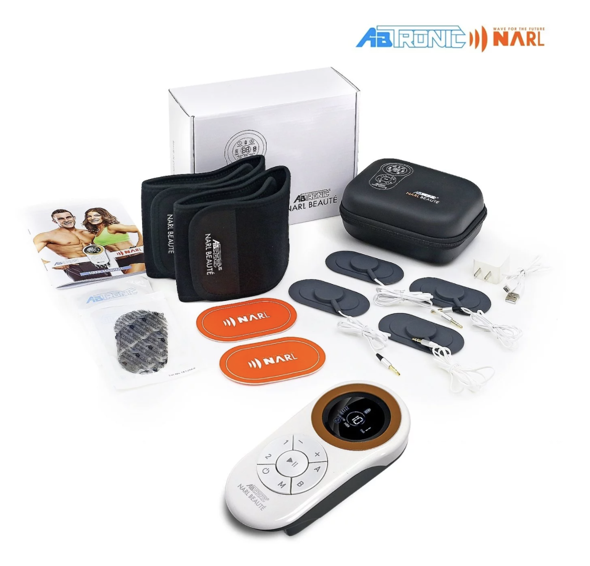 Abtronic NARL超聲波纖型|儀肌肉強化纖型儀 3件套裝|腹肌|肌肉|肌膚緊緻|塑造身型 |【 10/19 截單，預計 :10月尾至11月中發貨]]