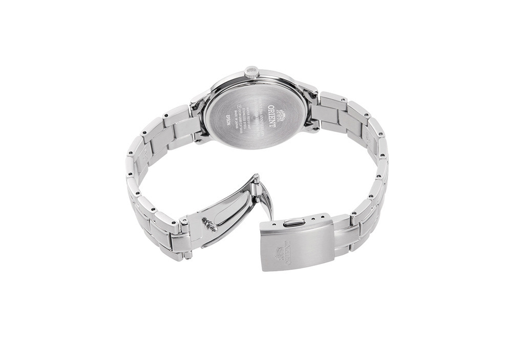 萬年鐘錶 - 東方錶  ORIENT   經典綠面月象機械女錶  RA-KB0005E  錶徑 34.3mm