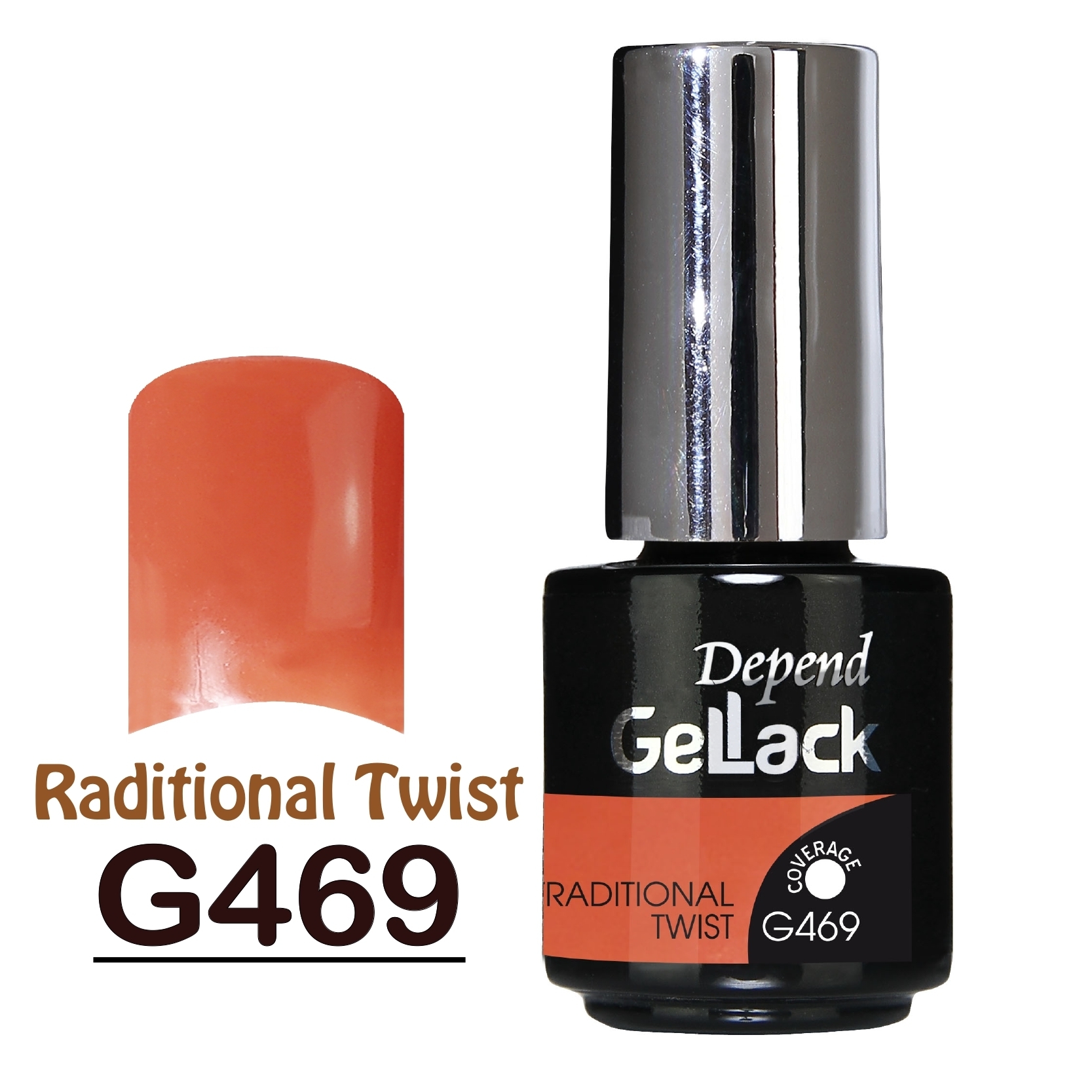 GELLACK GEL甲凝膠 469 南瓜髒橘色 (不透明)