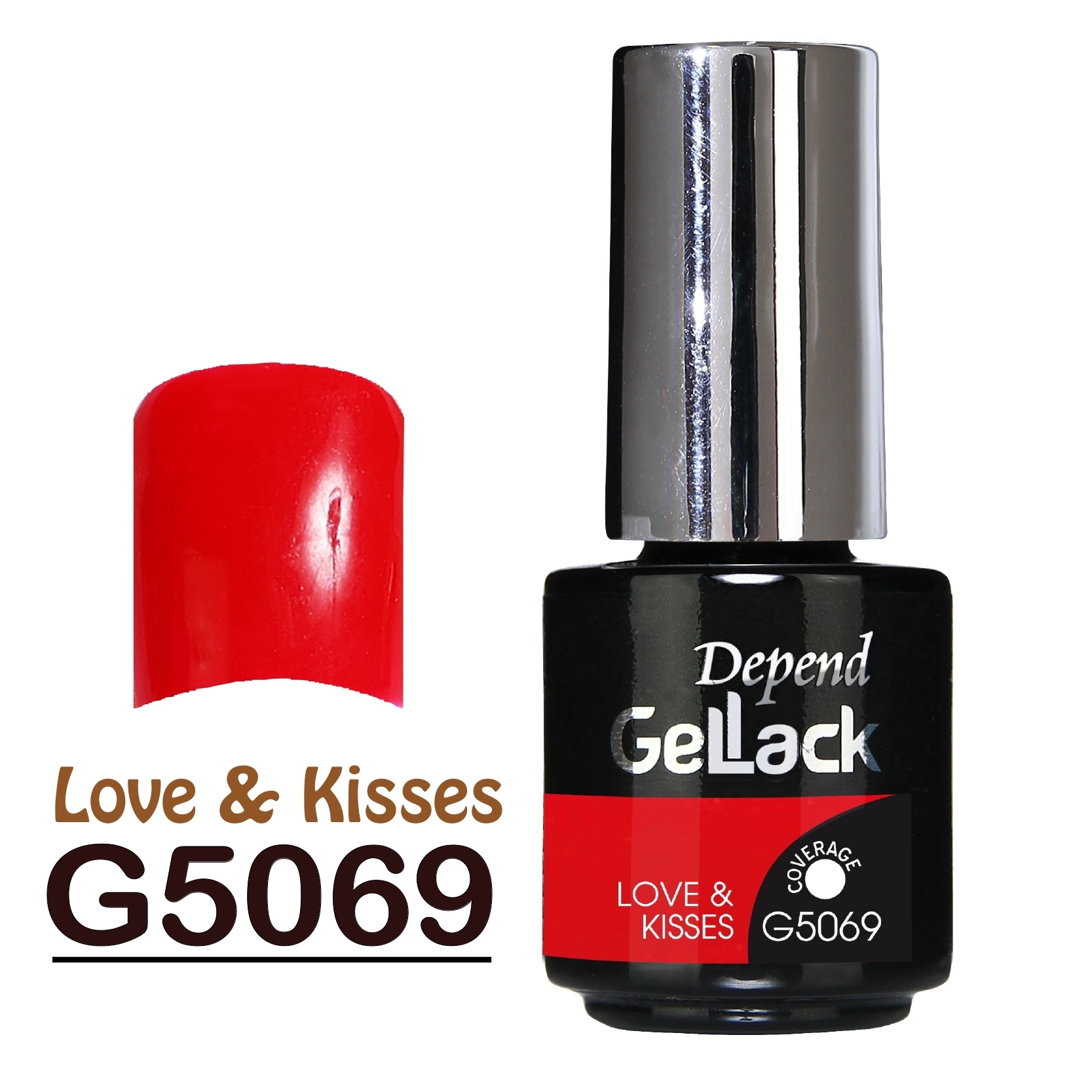 GELLACK GEL甲凝膠 5069 顯白暗紅色 (不透明)