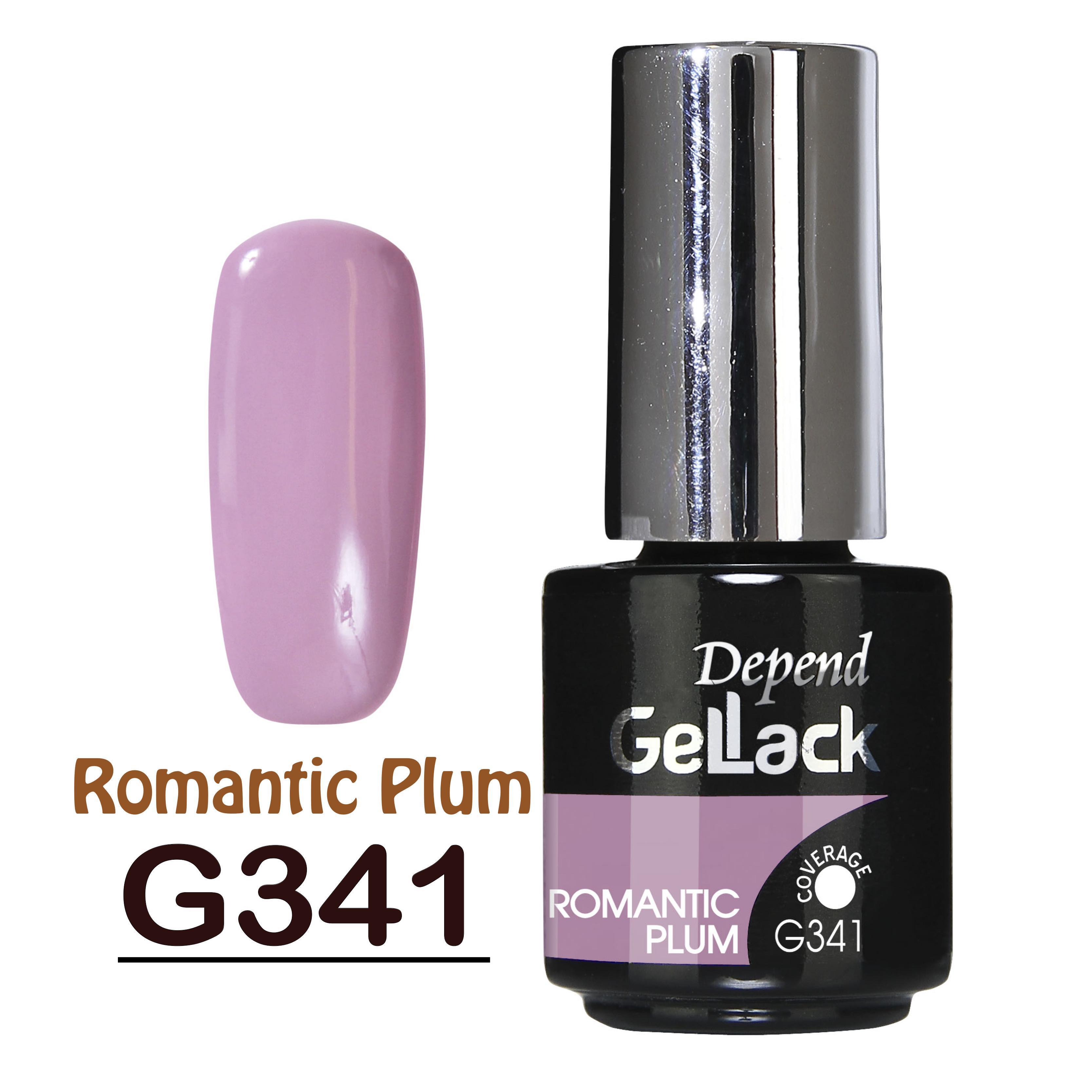 GELLACK GEL甲凝膠 341 蓮藕粉紫色(不透明)