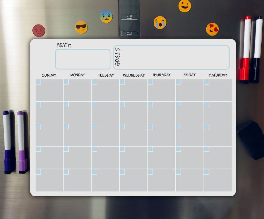❤️ 大大張 日曆磁貼記事留言板 | 送四色筆 (逢星期日截單後7-14個工作天發貨)