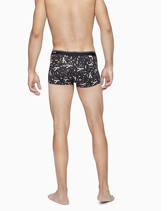 Calvin Klein CK英文字滿版低腰四角褲