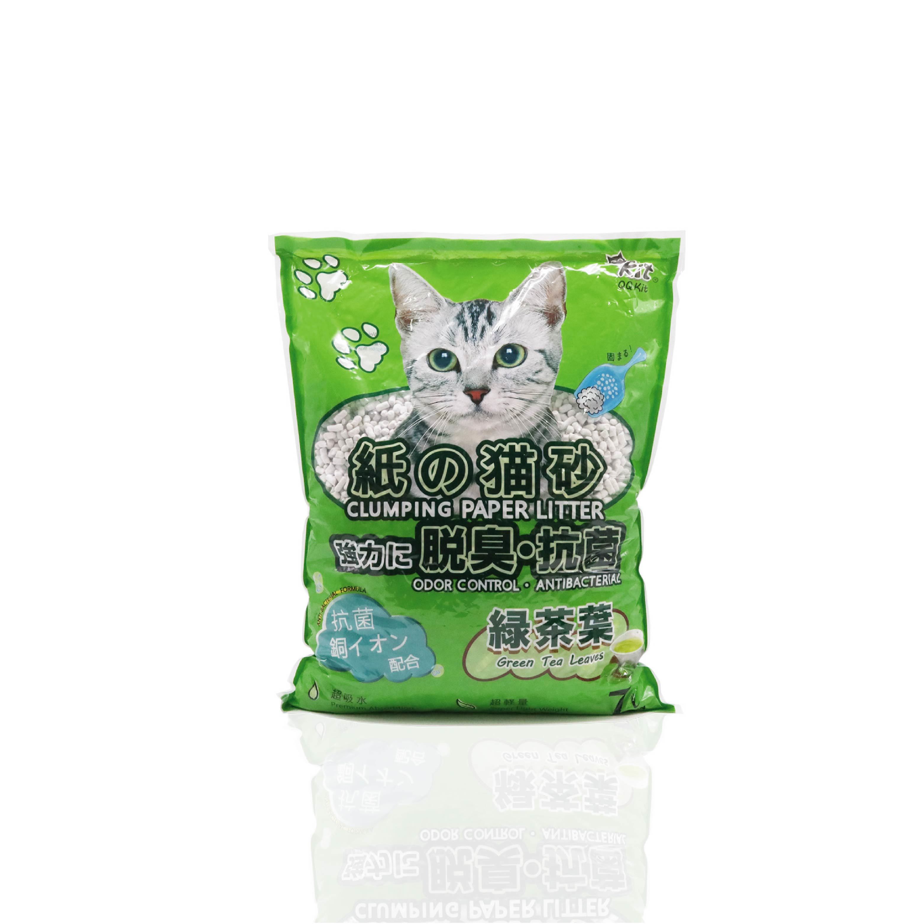 【7L職人包】綠茶葉紙貓砂