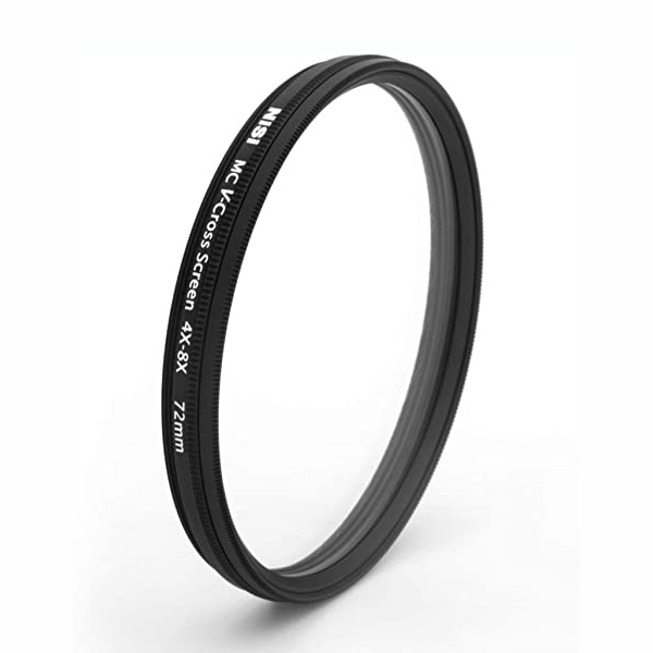 NiSi 4X-8X V-Cross Star Filter - Rainbow Store Camera