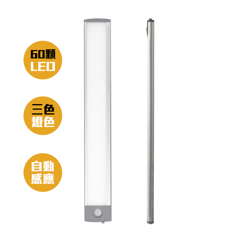 WEI BO 無線60顆LED自動平板感應燈三種燈光款