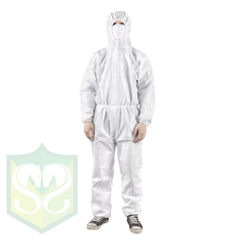 全身式不織布防護衣 (白色)