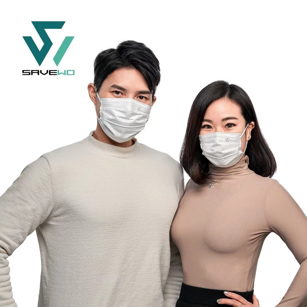 🛡️1片口罩,全店全選🛡️【成人口罩】160MM(1片獨立包裝) LEVEL 3【超卓PREMIUMMASK】SAVEWO PREMIUMMASK 救世超卓口罩【藍色】