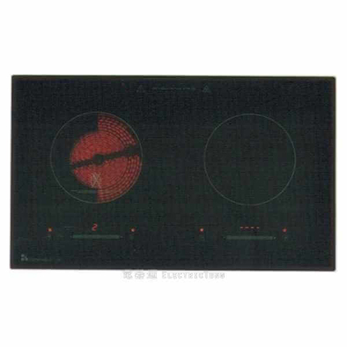 Garwoods 英國樂思 EC-2822 75厘米 2800W 座檯/嵌入式雙頭電磁 電陶爐