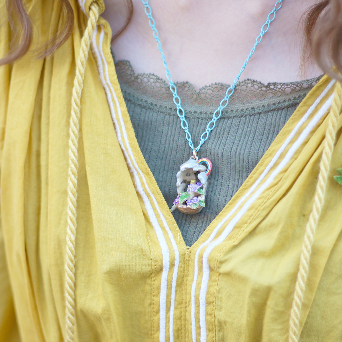 Palnart Poc 日本制避雨中的青蛙遇見彩虹頸鏈