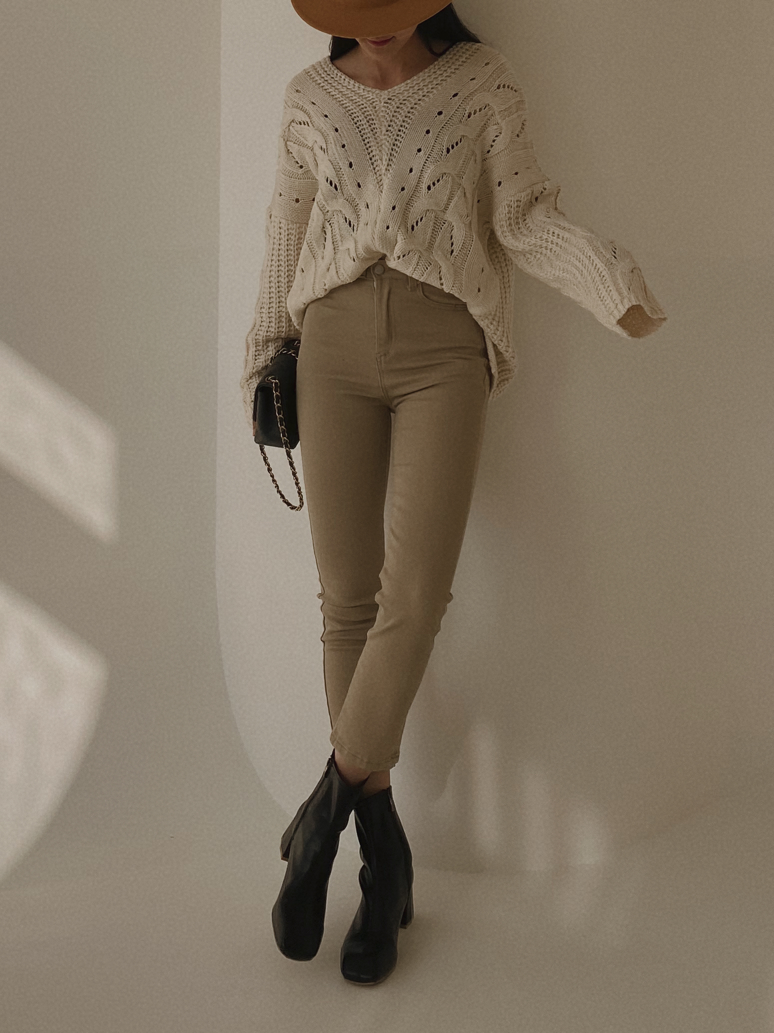 直筒雙釦百搭褲*3色