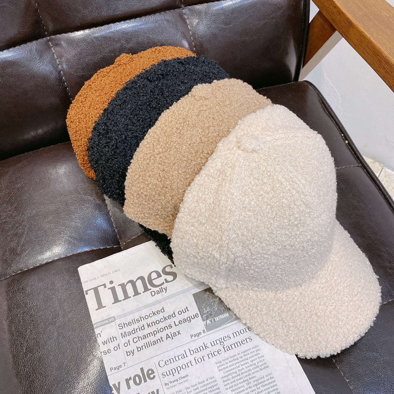 羊羔Q毛老帽/四色