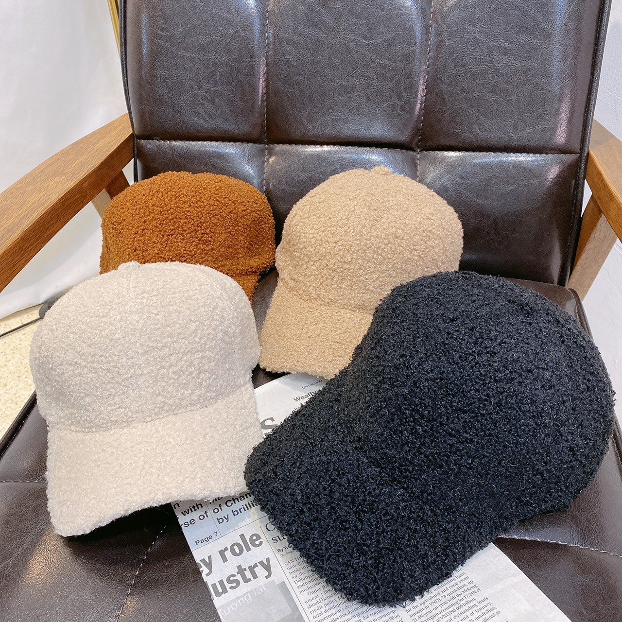 羊羔Q毛老帽/四色