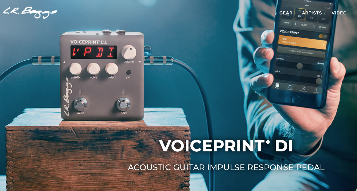 公司貨 L.R. Baggs VOICEPRINT DI 前級 IR 箱體模擬效果器 一年保固