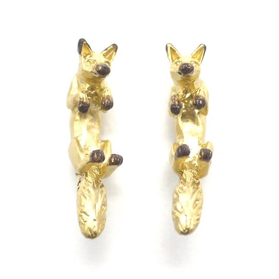 Palnart Poc 日本制 狐狸耳環