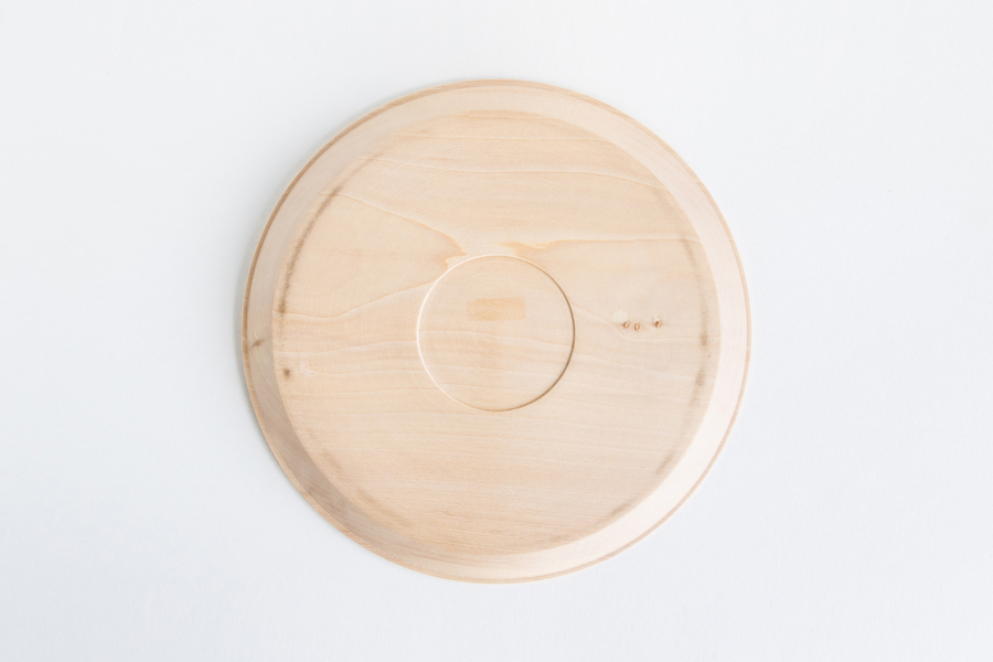 東屋-山茶盆/梔 圓托盤