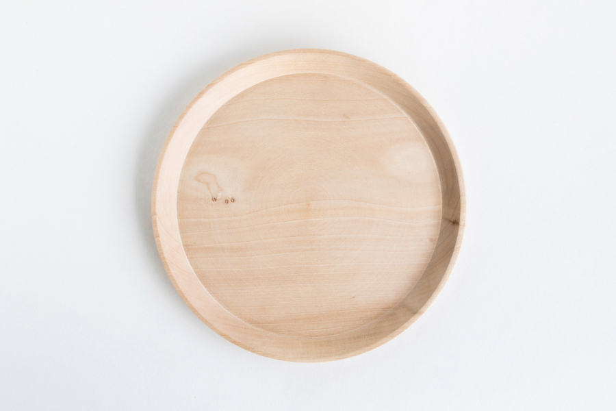 東屋-山茶盆/梔 圓托盤