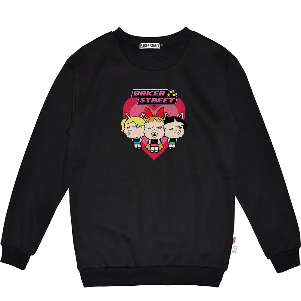 Puffpower Alpacas 飛天小駝警  高磅數長袖圓T