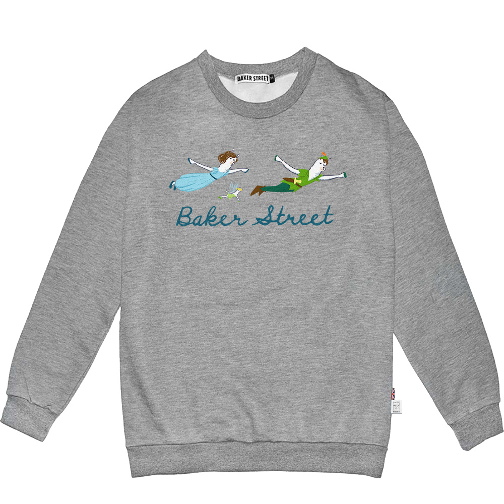 Fly with Alpaca 小飛駝 高磅數長袖圓T