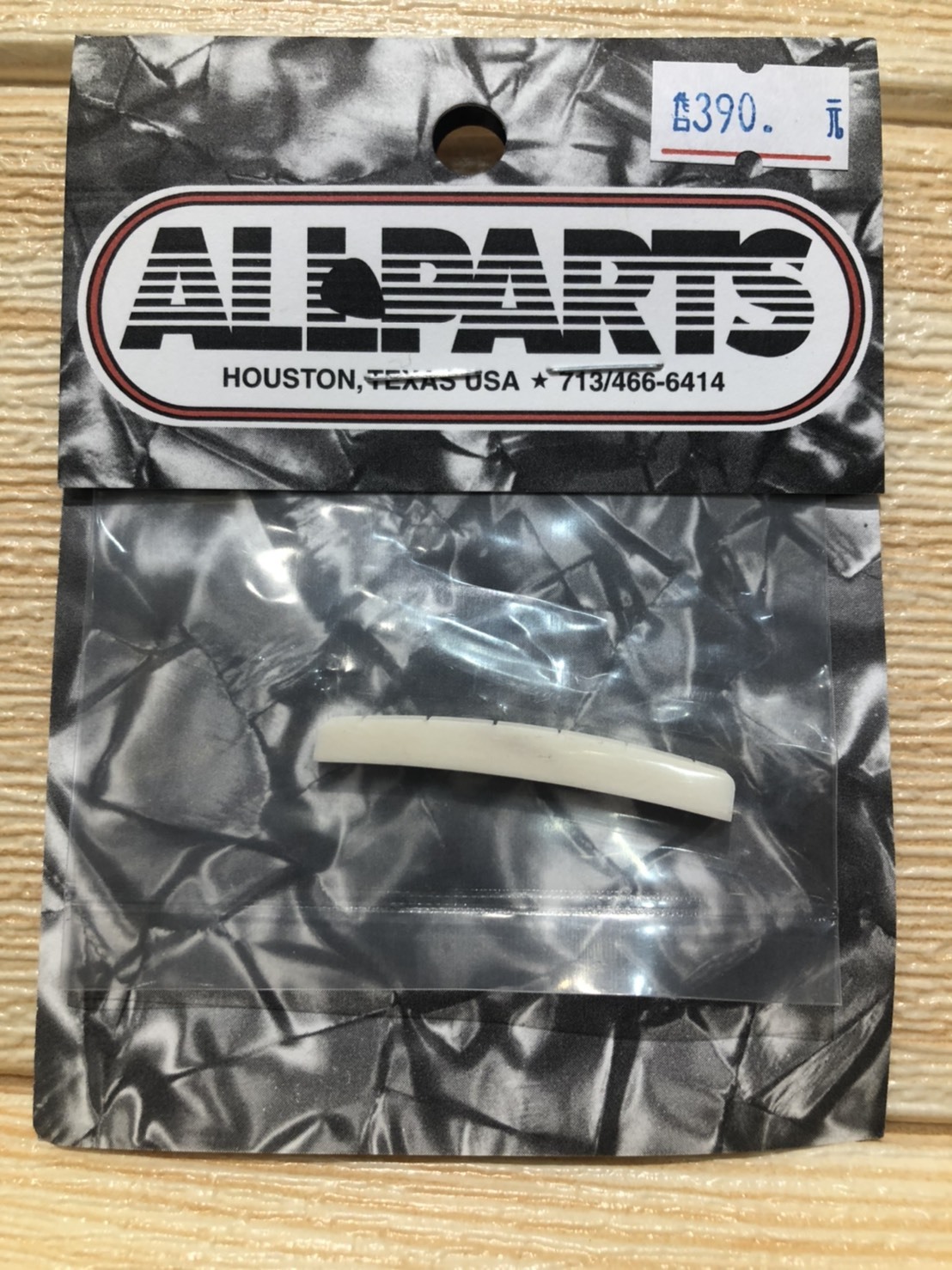 ALLPARTS STRAT電吉他適用 牛骨上弦枕 BONE Nut 42.9x3.17x5.6mm