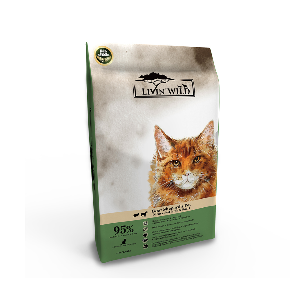 Livin’Wild野宴 無穀全齡貓飼料(雞肉/羊肉/鮭魚)