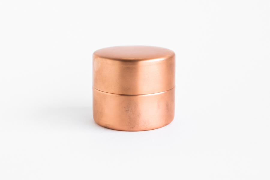 東屋-茶筒 小/銅/上蠟