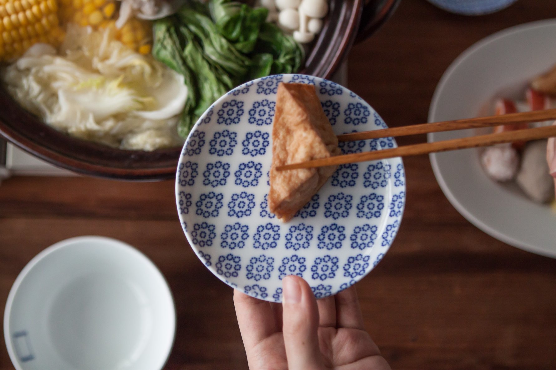 東屋-印判小皿/九曜