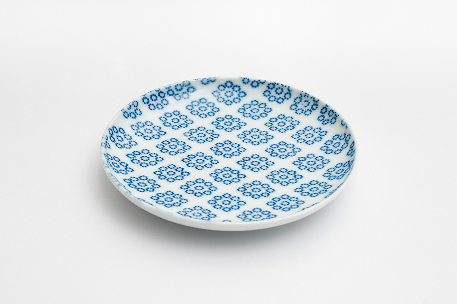 東屋-印判小皿/九曜