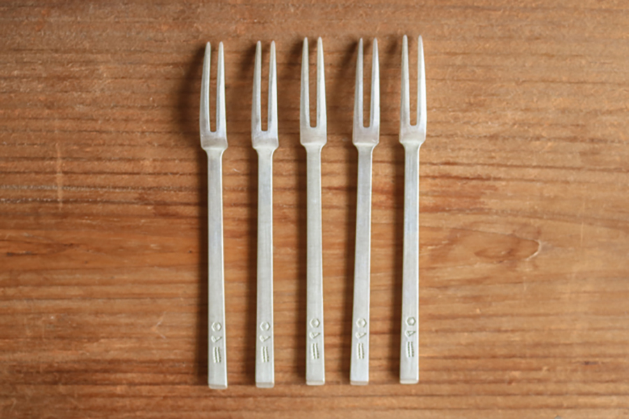 東屋-猿山修 小叉/銅鍍銀/5pcs