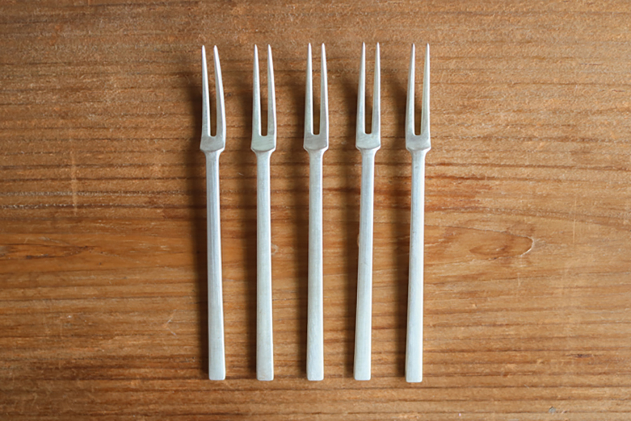 東屋-猿山修 小叉/銅鍍銀/5pcs