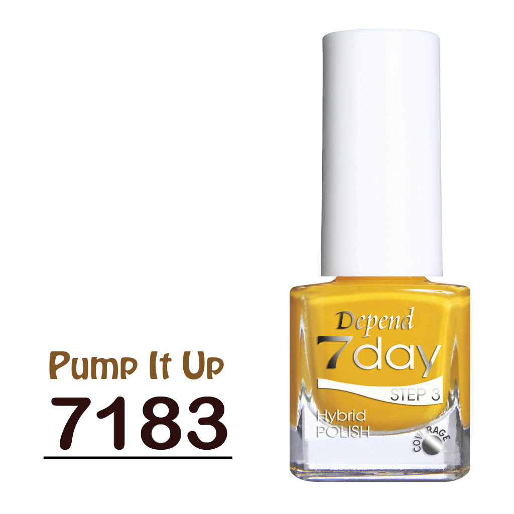 7day 仿GEL甲快乾甲油 7183 鳳梨黃色 (不透明)