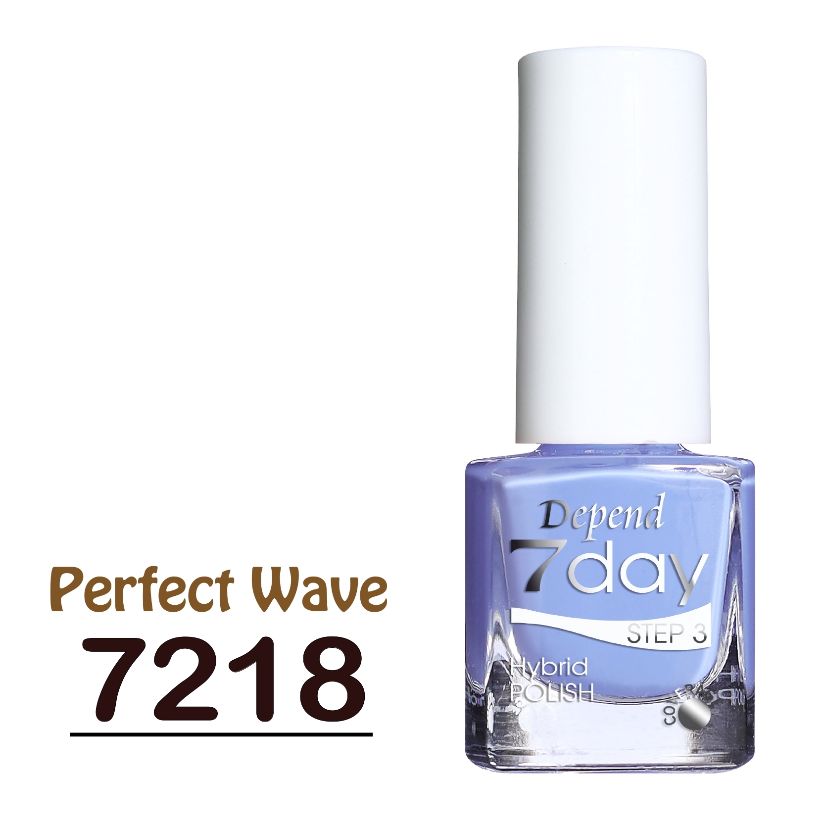 7day 仿GEL甲快乾甲油 7218 海浪粉彩藍色 (不透明)