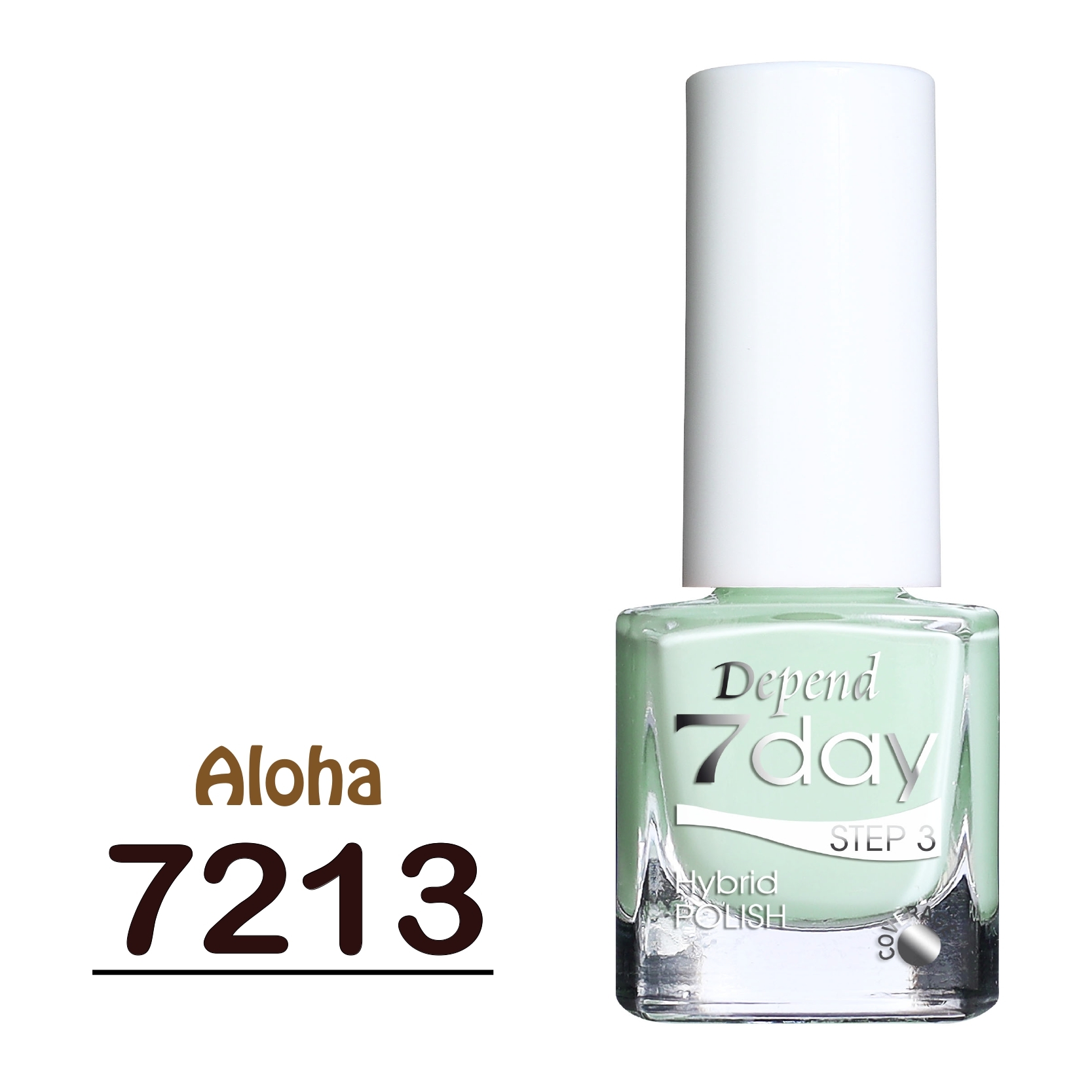 7day 仿GEL甲快乾甲油 7213 灰調淺薄荷綠色 (不透明)