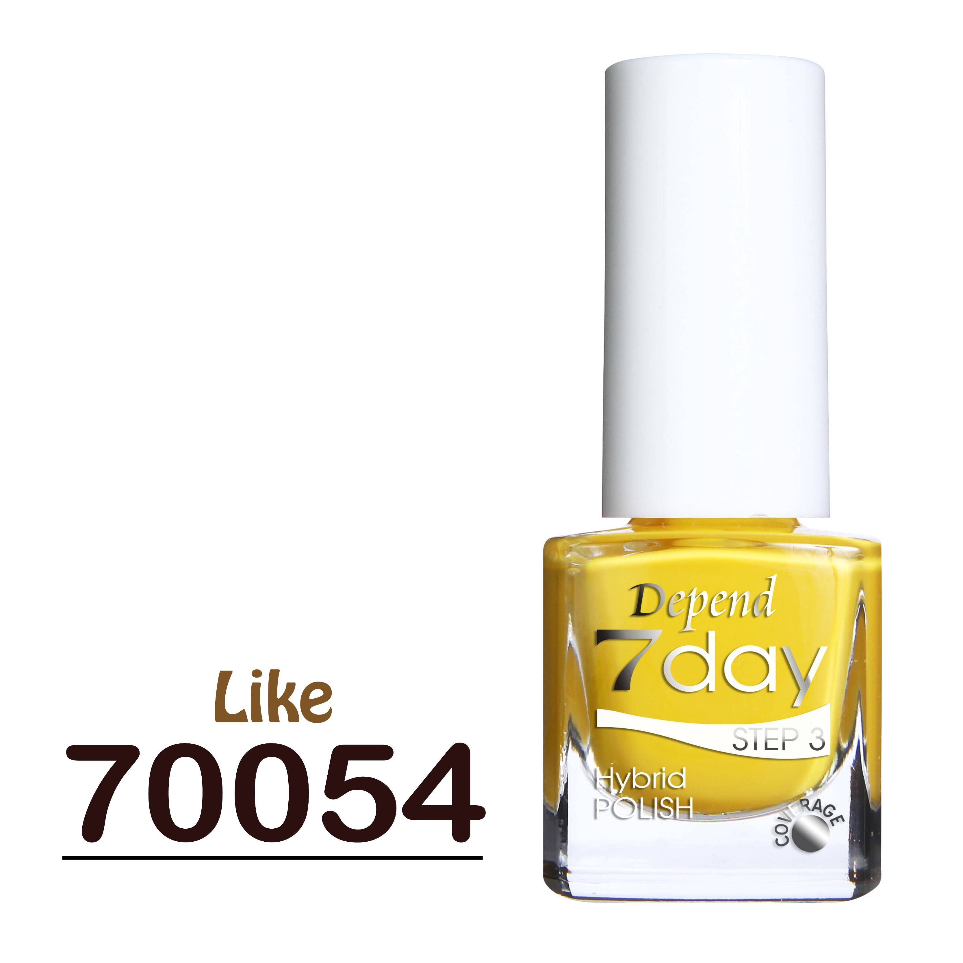 7day 仿GEL甲快乾甲油 70054 鮮檸檬果汁色 (不透明)