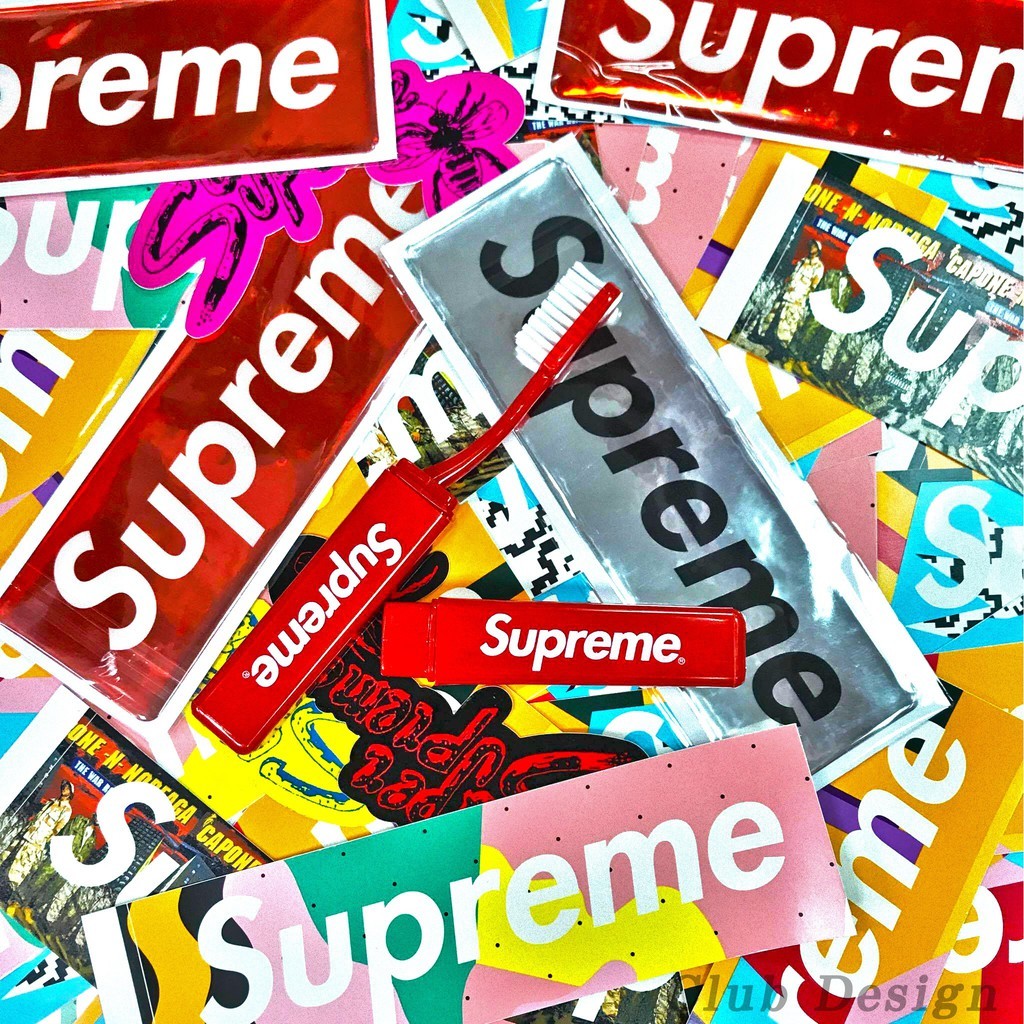 SUPREME 牙刷 紅色