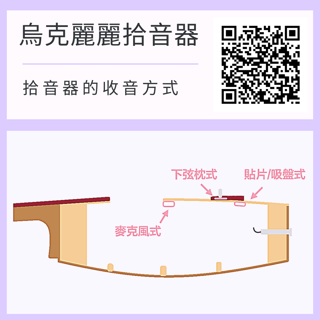 烏克麗麗拾音器收音方式