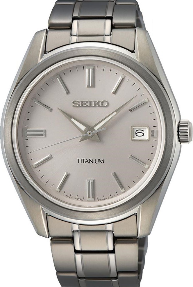 萬年鐘錶 - SEIKO   CS 系列   鈦金屬超輕量經典男錶  6N52-00B0S  /   SUR369P1  錶徑40MM