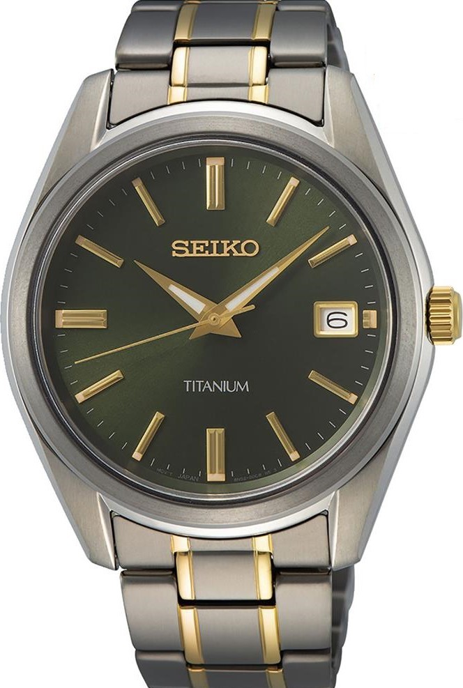 萬年鐘錶 - SEIKO   CS 系列   鈦金屬超輕量經典男錶 6N52-00B0G /   SUR377P1    錶徑40MM