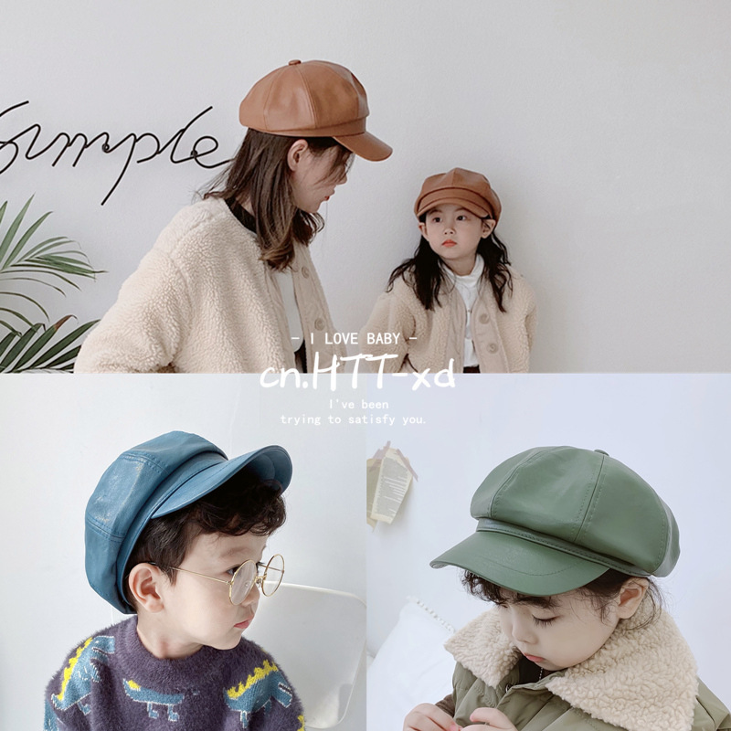 現貨出清 大人粉色 英倫時尚復古鴨舌貝雷帽 6色