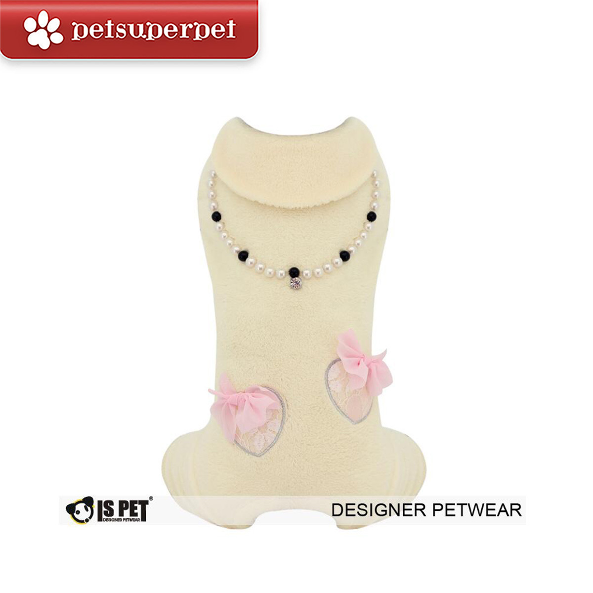 IsPet 寵物護肚連身衣服 (女性犬適用） [2色] [5尺寸]