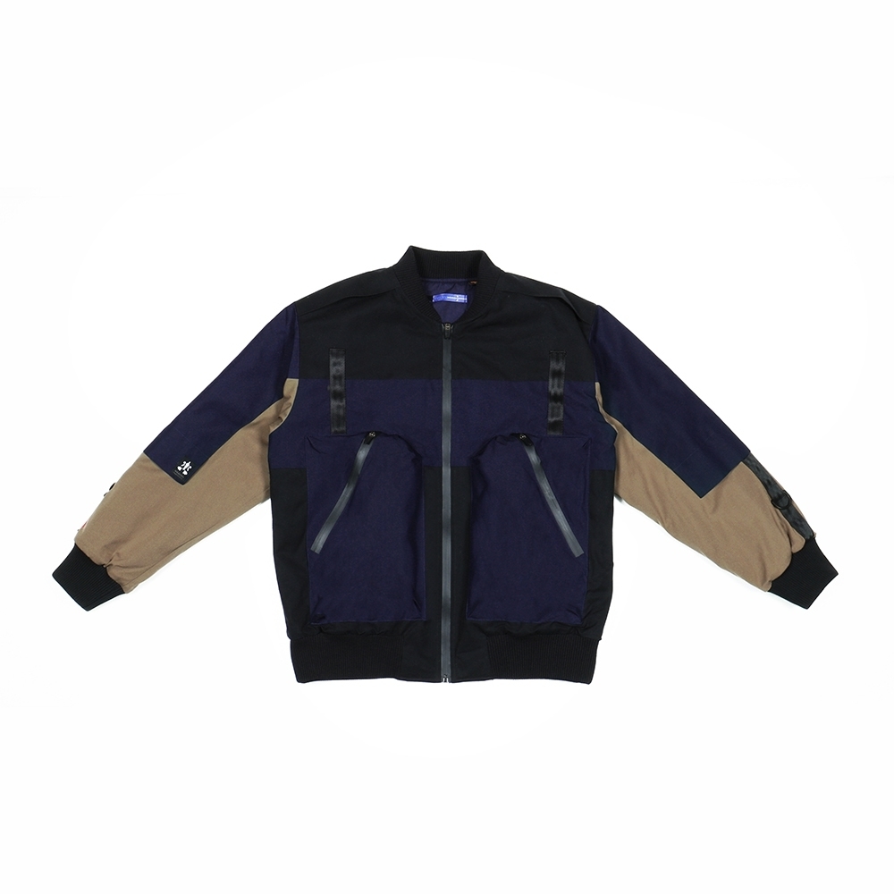 安心飛行鋪棉夾克 - 黑