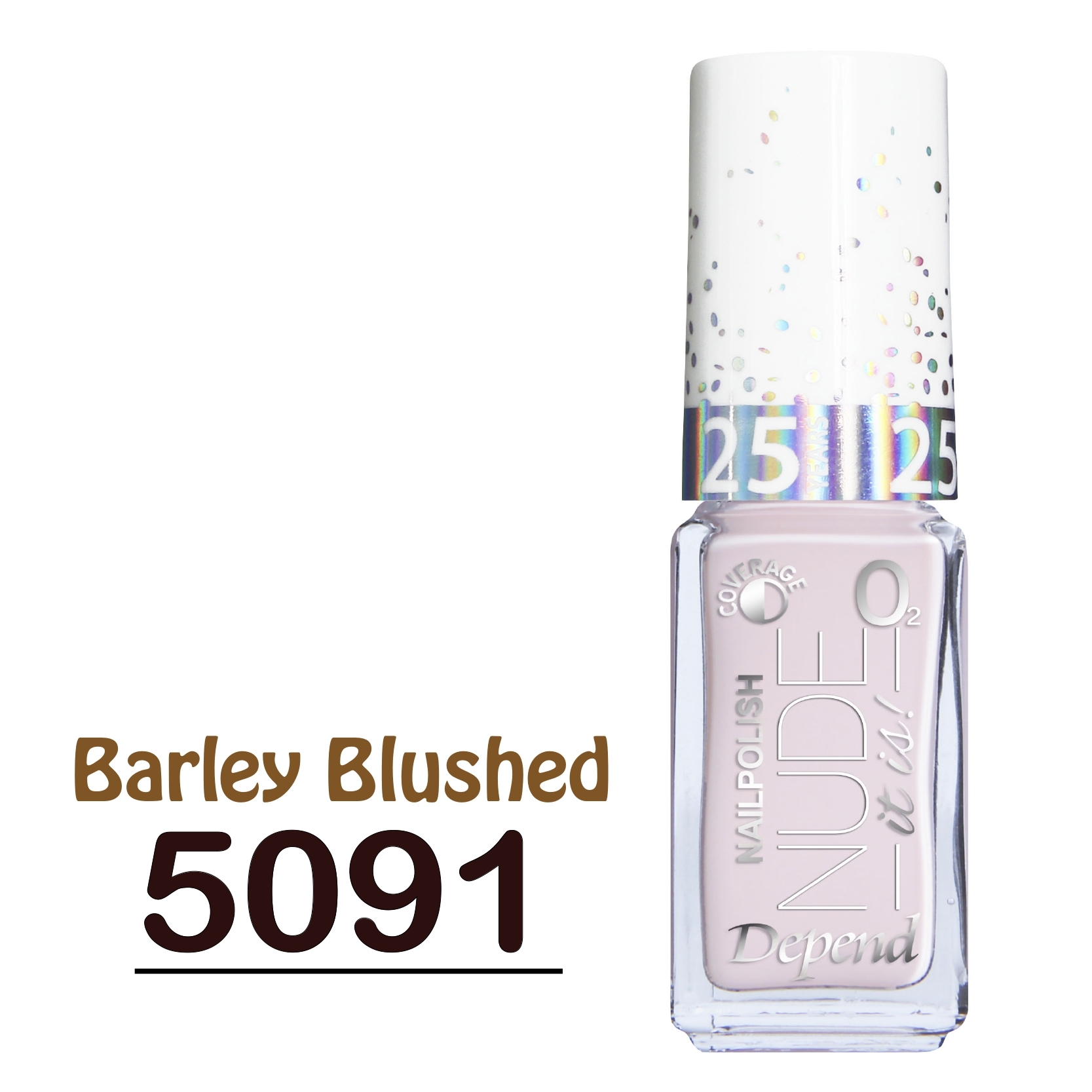 O2 甲油 Nr.5091 淺粉裸色 (半透明)