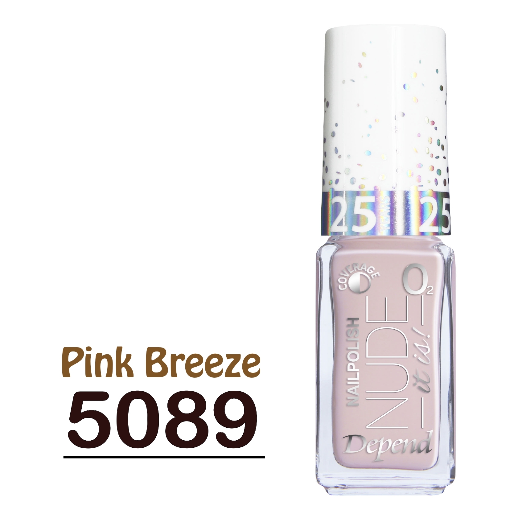 O2 甲油 5089 粉紅裸色 (半透明)