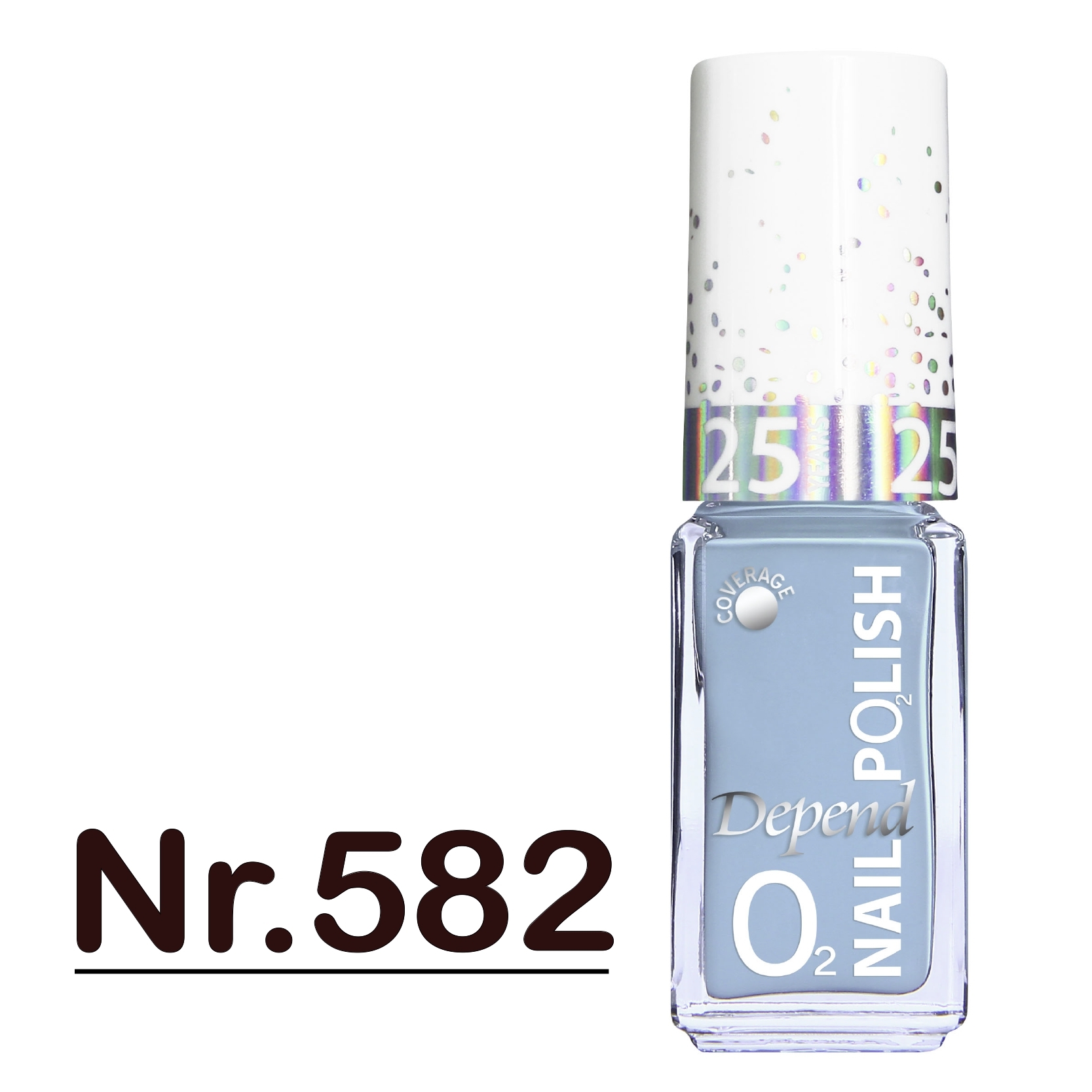O2 甲油 582 粉天藍色 (不透明)