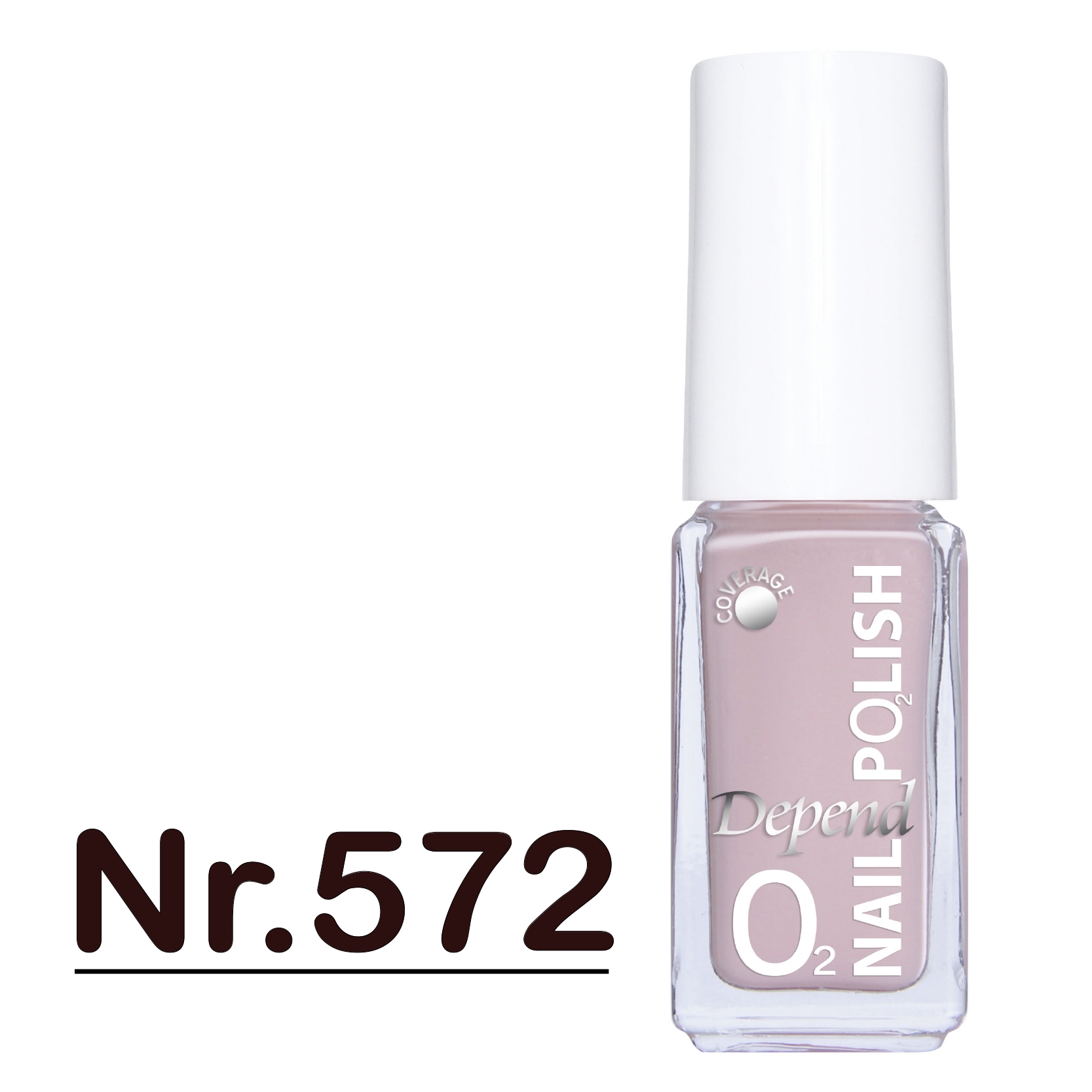 O2 甲油 572 淺櫻花粉紅色 (不透明)